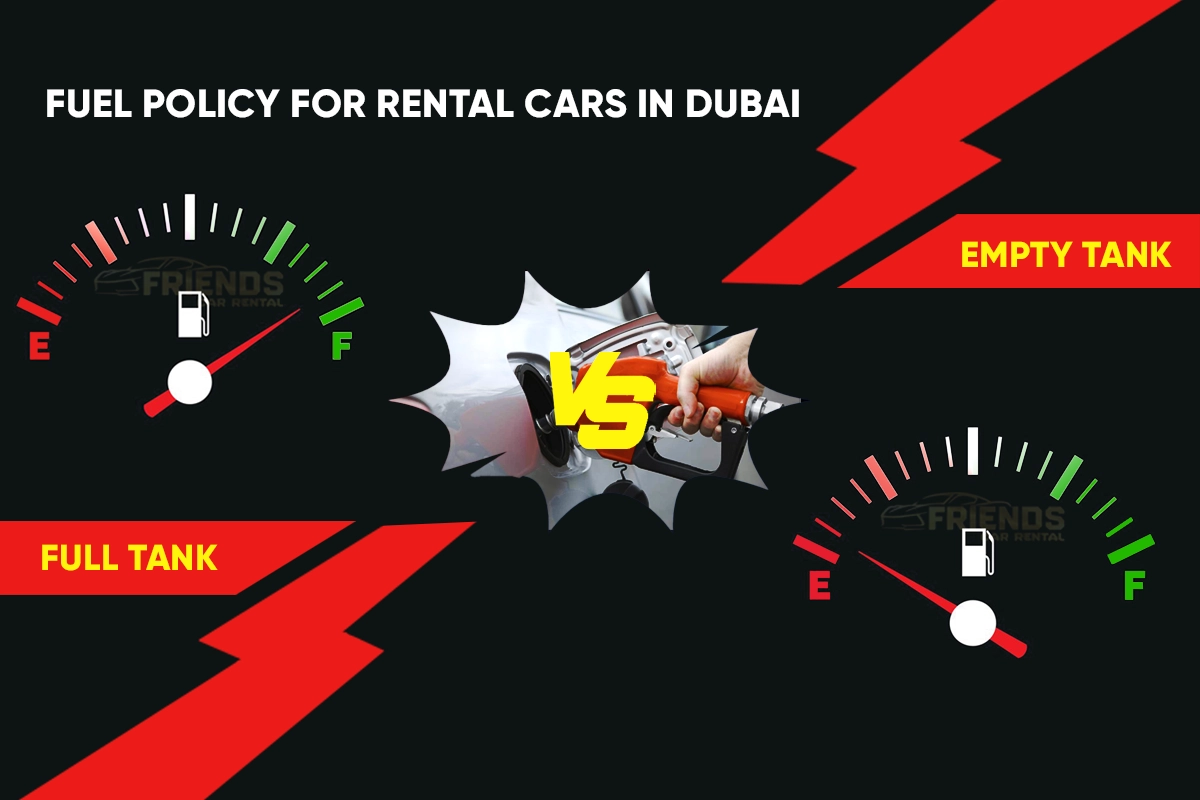 Kraftstoffpolitik für Mietwagen in Dubai: voller Tank vs. leerer Tank