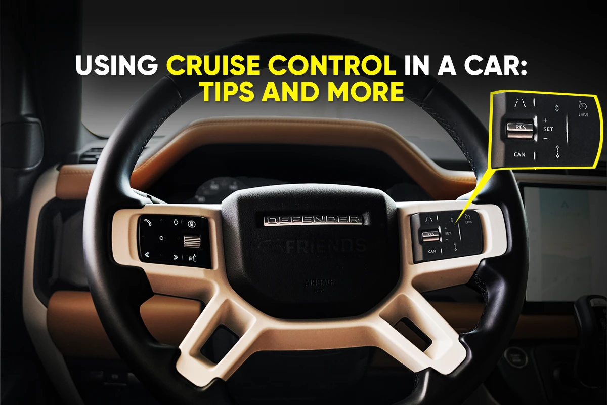 Guía para el uso del control de crucero y consejos de seguridad