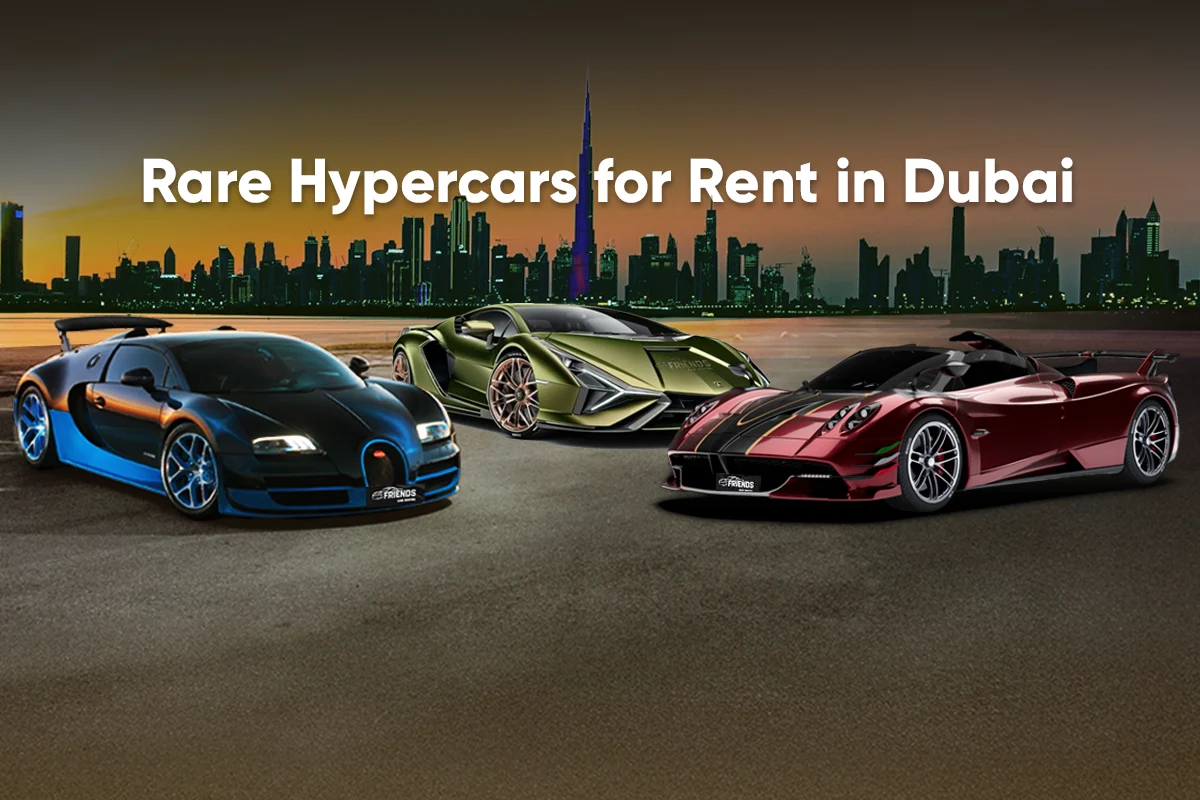 Seltene Hypercars zur Miete in Dubai: Bugatti, Pagani, Koenigsegg und mehr