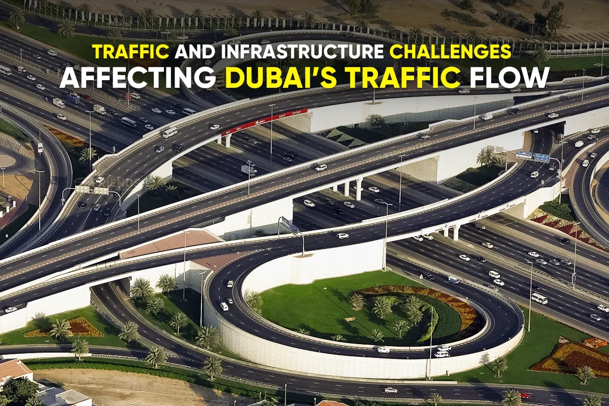 Verkeers- en infrastructuuruitdagingen die de verkeersstroom in Dubai beïnvloeden