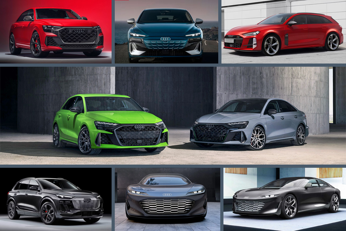 Upcoming Audi Cars From 2025-2028