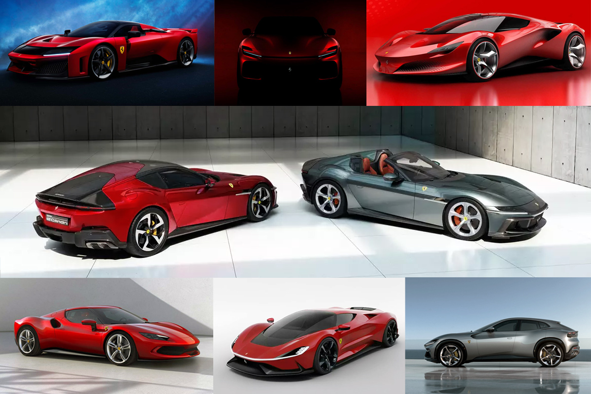 Voitures Ferrari à venir de 2025 à 2028