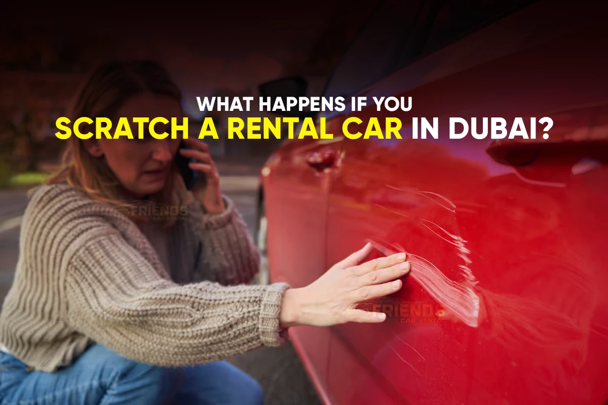 Was passiert, wenn Sie in Dubai einen Mietwagen zerkratzen?